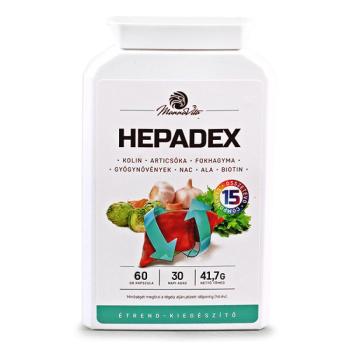 HEPADEX Májregeneráló, Májtisztító étrend-kiegészítő, 60db (3x) kép