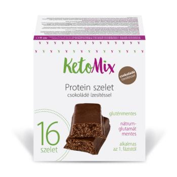 KetoMix Csokoládéízű protein szeletek 16 x 40 g kép