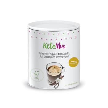 KetoMix Fogyást támogató instant kávé - vaníliaízű (47 adag) kép