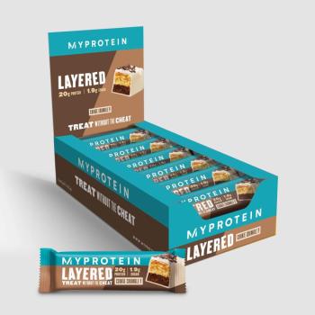 Layered Protein Bar szelet - 12 x 60g - Cookie Crumble kép