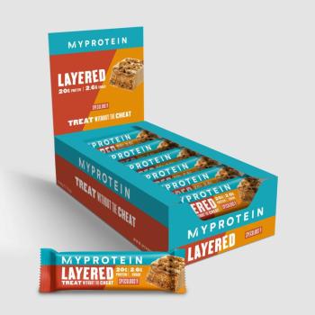 Layered Protein Bar szelet - 12 x 60g - Speculoos (karamellás keksz) kép