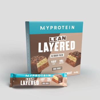 Lean Layered Bar - 6 x 40g - Chocolate and Cookie Dough kép