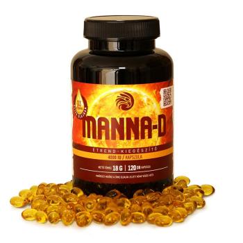Manna-D D3-vitamin oliva olajban 4000 NE, 120 db (3x) kép