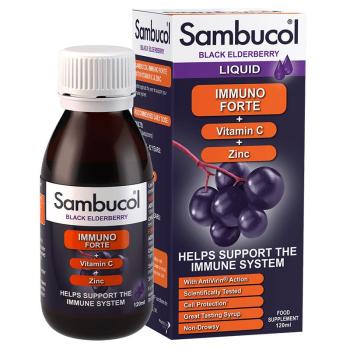 Sambucol fekete bodza Immuno forte, 120ml kép