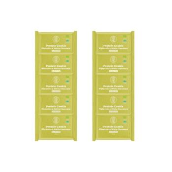 10x BrainMax Pure® Protein Cookie - Pisztácia és fehér csokoládé, BIO, 60 g kép