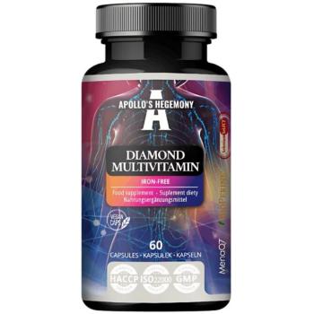 Apollo's Hegemony Diamond Multivitamin, bez železa, 60 kapslí