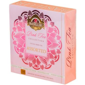 BASILUR gift Pink Tea Assorted 40 db tasak kép