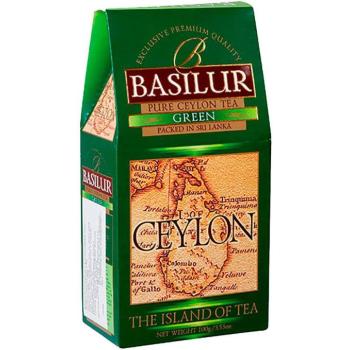 BASILUR Island of Tea Ceylon Green 100 g, papír kép