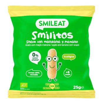 BIO kukorica chips banán és alma szűz olívaolajjal és B1 vitaminnal 8M+ 25g kép