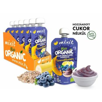 BIO Mixit gyümölcspüré - Banán és áfonya (6db.) kép