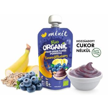 BIO Mixit gyümölcspüré - Banán és áfonya