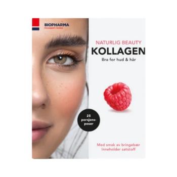 Biopharma - Norsk Kollagen - hydrolyzovaný morský kolagén s vitamínom C a biotinom - 25x5 g Aroma: Málna kép