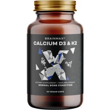 BrainMax Calcium D3 & K2 kalcium D3 & K2 vitaminnal, 30 növényi kapszula kép