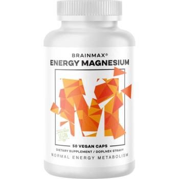 BrainMax Energy Magnesium®, 1000 mg, magnézium-malát 200 mg, 50 kapszula kép