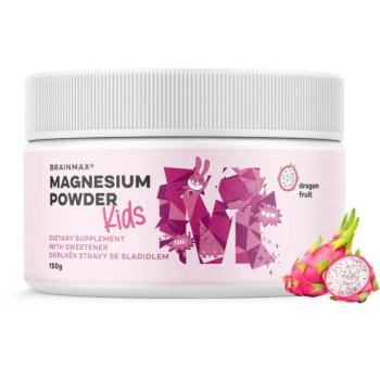BrainMax Kids Magnesium Powder, sárkánygyümölcs, 150g kép