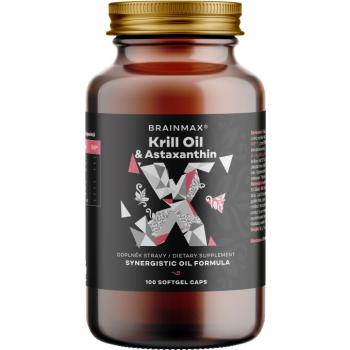 BrainMax Krill olaj asztaxantinnal, 500 mg, 100 lágyzselé kapszula kép