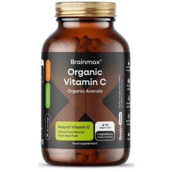 BrainMax Organic Vitamin C BIO Acerola, 60 növényi kapszula kép
