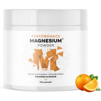 BrainMax Performance Magnesium Powder - magnézium-biszglicinát por, 550g, narancs kép