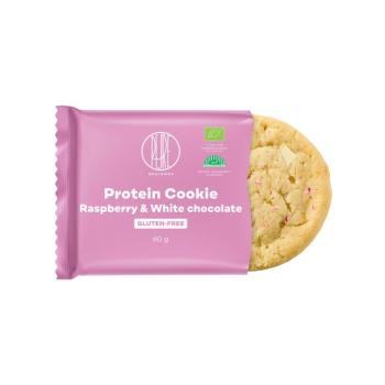 BrainMax Pure BrainMax Pure® Protein Cookie, Raspberry & White chocolate, BIO, 60 g kép