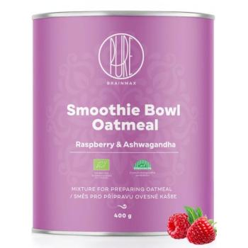 BrainMax Pure® Smoothie tálkása, málna és ashwagandha, BIO, 400 g kép