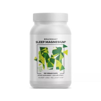 BrainMax Sleep Magnesium®, 320 mg, 100 kapszula (magnézium, GABA, L-theanin, B6-vitamin, cseresznye juice) kép