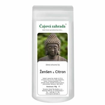 Čajová zahrada - Ginseng & Citrom - ízesített zöld tea, 90 g