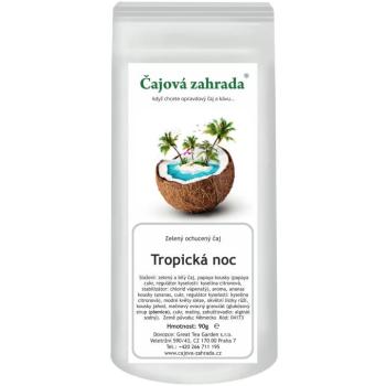 Čajová zahrada - Trópusi éjszaka - zöld ízesített tea, 500 g