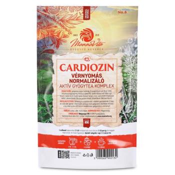 CARDIOZIN Vérnyomás Normalizáló aktív gyógytea komplex • 80g
