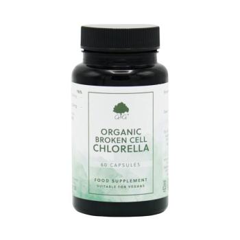 Chlorella Alga (törött sejtfalú és organikus) 60 kapszula - G&G kép