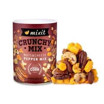 Crunchy mix - sajt, crunchy corn és diófélék színes borssal kép