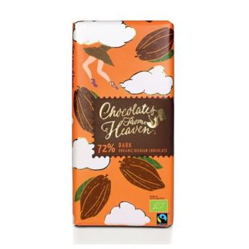 Csokoládék a mennyből - BIO étcsokoládé 72%, 100g kép