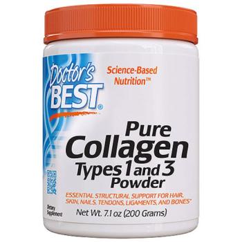 Doctor's Best kollagénporja, I. és III. Típusú, 1000 mg, 200 g kép