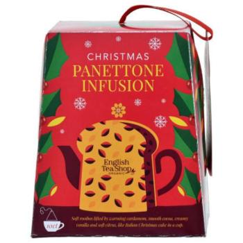 English Tea Shop Panettone doboz, 10 szálas tea piramis kép