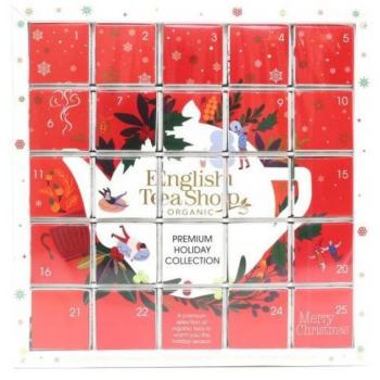 English Tea Shop piros adventi kalendárium puzzle 48 g, 25 db bio ETS25 kép