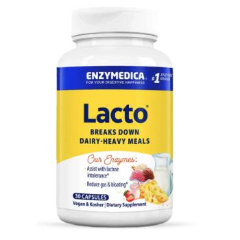 Enzymedica Lacto, laktóz emésztést támogató enzimek, 30 kapszula kép