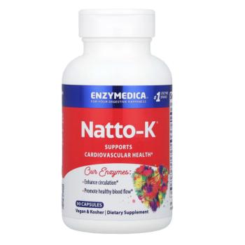 Enzymedica Natto-K, szív és érrendszer támogatása, 90 kapszula kép