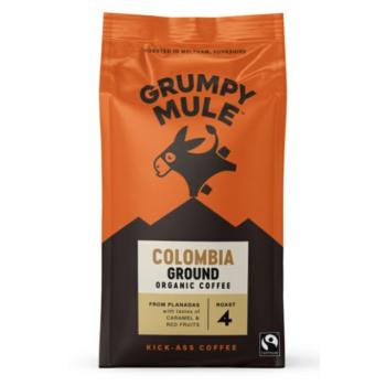 Grumpy Mule Peru darált kávé, 100% Arabica, őrölt kávé, bio, 200 g kép