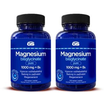 GS Magnesium bisglycinate pure 1000 mg + B6 2 × 100 tablet kép