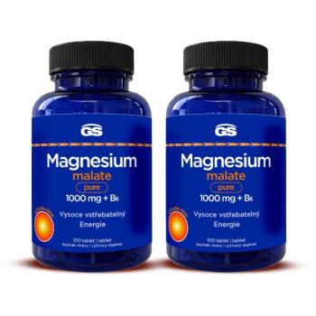 GS Magnesium malate pure 1000 mg + B6 2 × 100 tablet kép