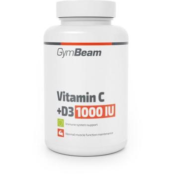 GymBeam C-vitamin + D3 1000 IU, 90 tabletta kép