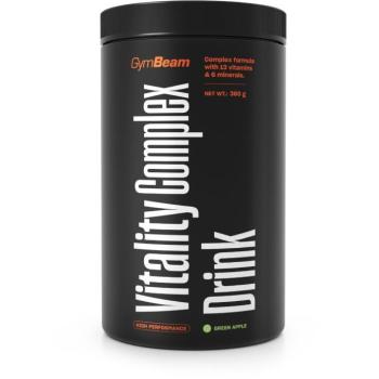 GymBeam Vitality Complex Drink, zöld alma, 360 g kép