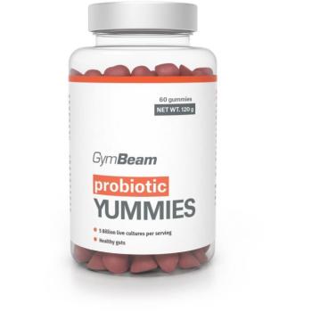 GymBeam Yummies probiotikum, cseresznye, 60 kapszula kép