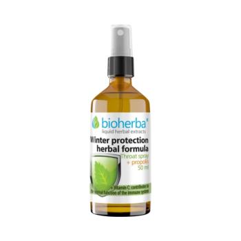 Gyógynövényes torokspray propolisszal és C-vitaminnal – téli védelem – 50 ml – Bioherba kép