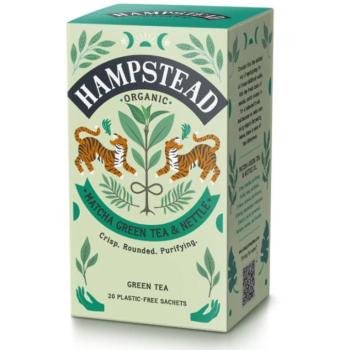 Hampstead Tea BIO zöld Matcha tea és csalán, 20 db kép
