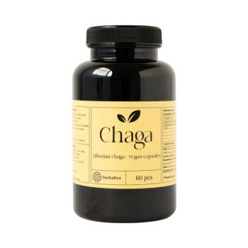Herbatica Szibériai chaga – 60 vegán kapszula (300 mg/kapszula) kép
