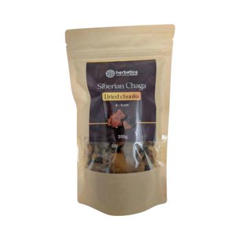 Herbatica Szibériai chaga szárított darabok (4–5 cm) - 200 g kép