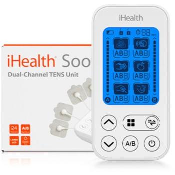 iHealth Soothe TENS kettős elektrostimulátor tartozékokkal kép