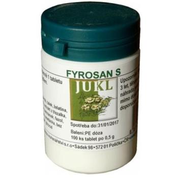 Jukl Fyrosan S tabletta kép