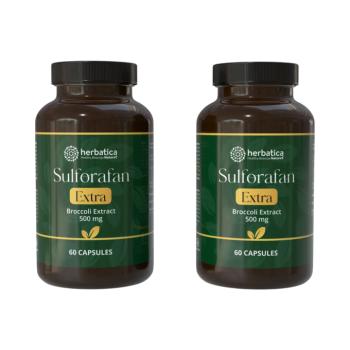Kedvezményes szett: 2x Sulforafán EXTRA – brokkolikivonat 500 mg, 60 kapszula - Herbatica kép