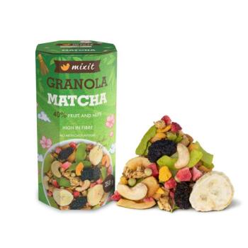 Kemencés granola - Matcha mámor